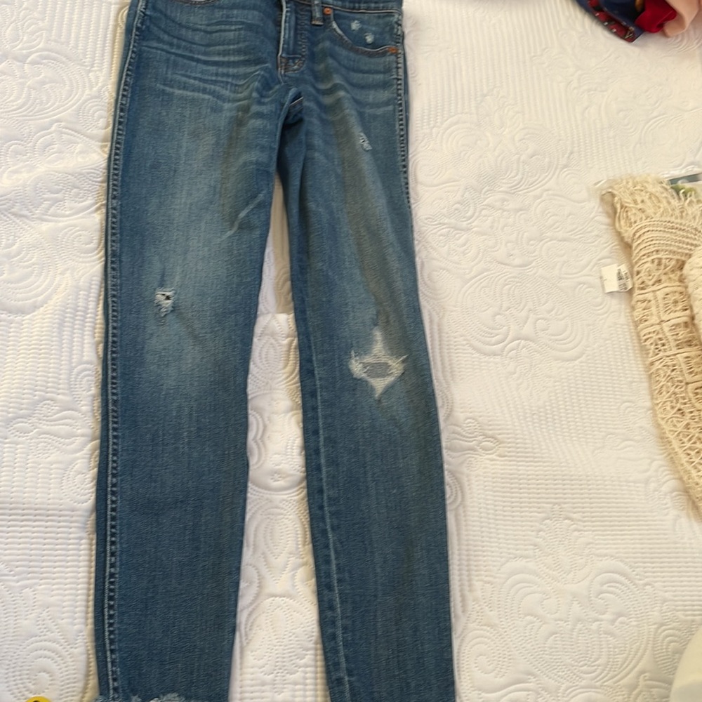 Madewell High Rise Skinny Denim Jeans